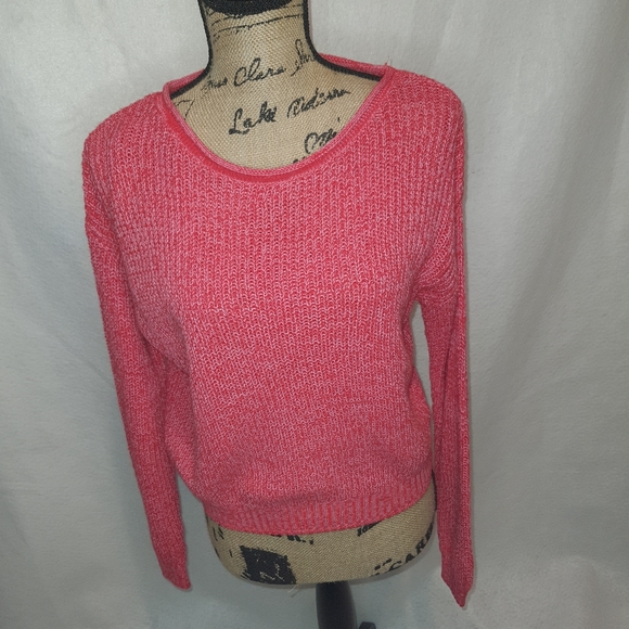 Wild Fable Womens Knit Sweater Red Pink XS - Picture 2 of 11